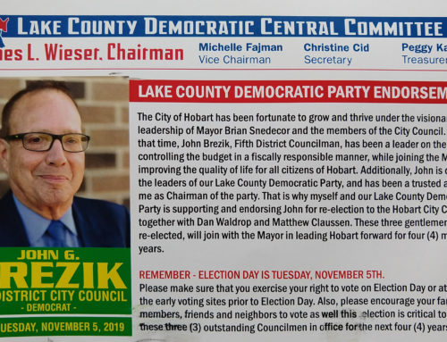 Lake County Democratic Party endorse John Brezik for 5th District City Council